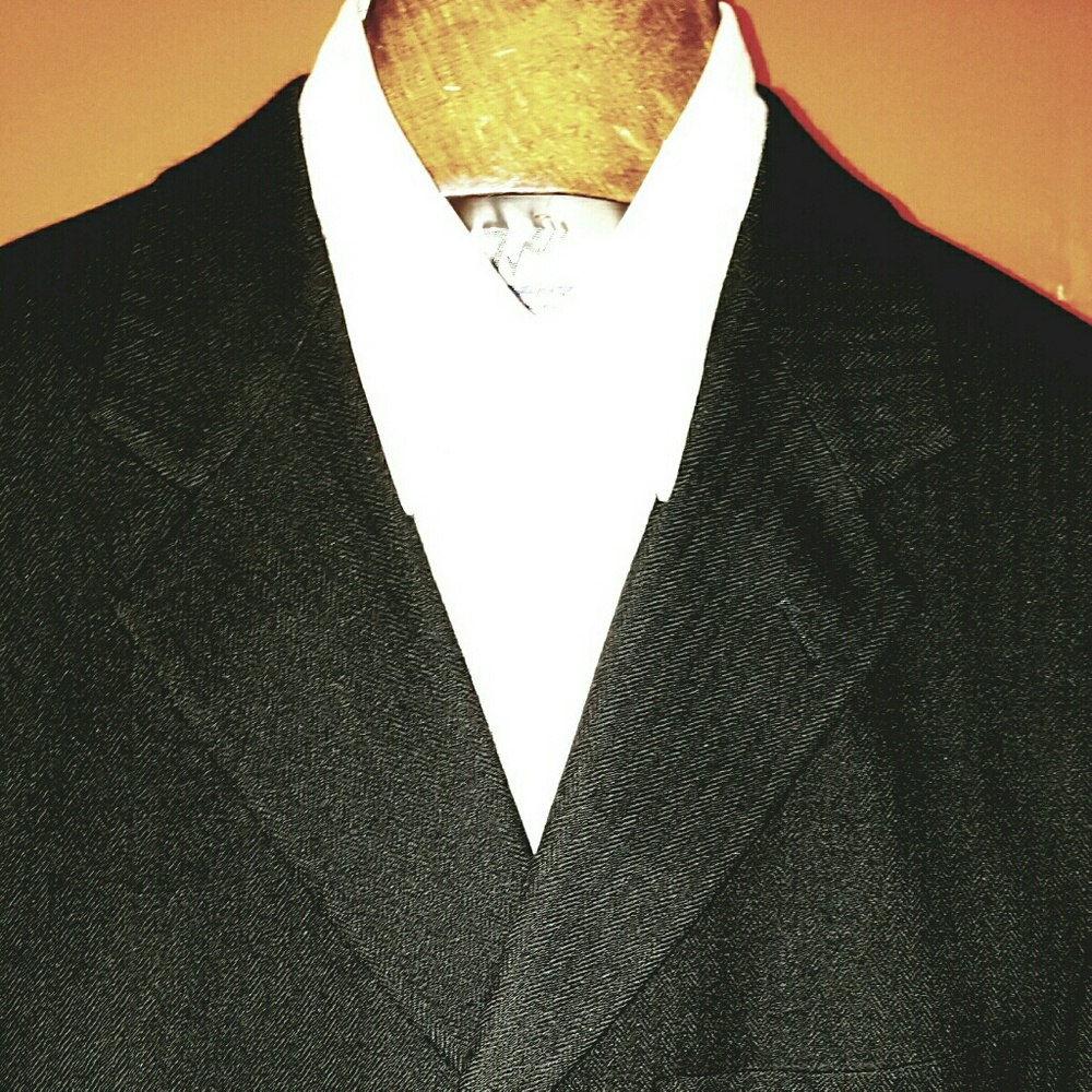 Loro Piana camel hair jacket 44R black